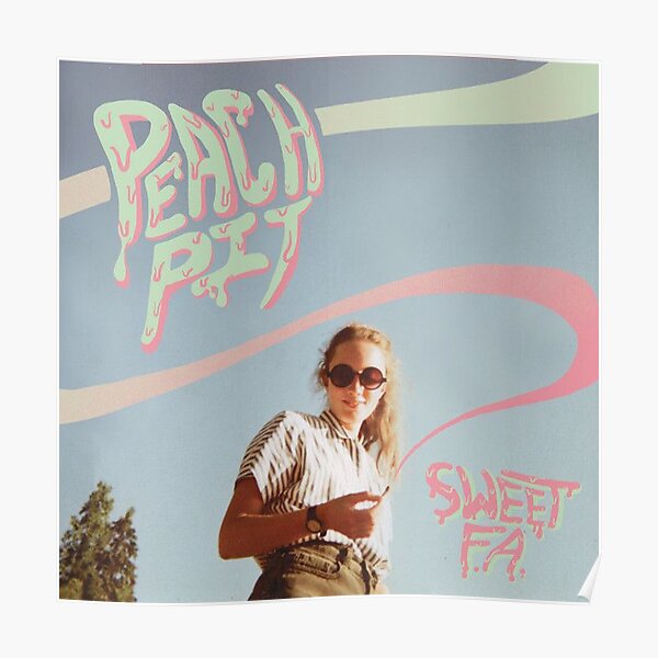 Peach Pit Band Posters Redbubble
