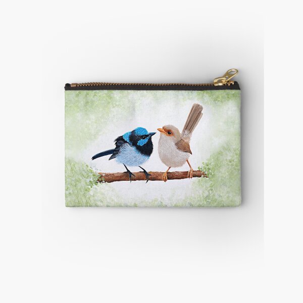 Item preview, Superb Fairy Wren Pair designed and sold by Nicole Grimm-Hewitt.