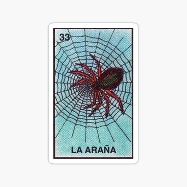 Loteria Mexican Bingo La Arana the Spider Double Sided -  Canada