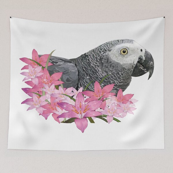Item preview, Gray parrot designed and sold by obscurite.