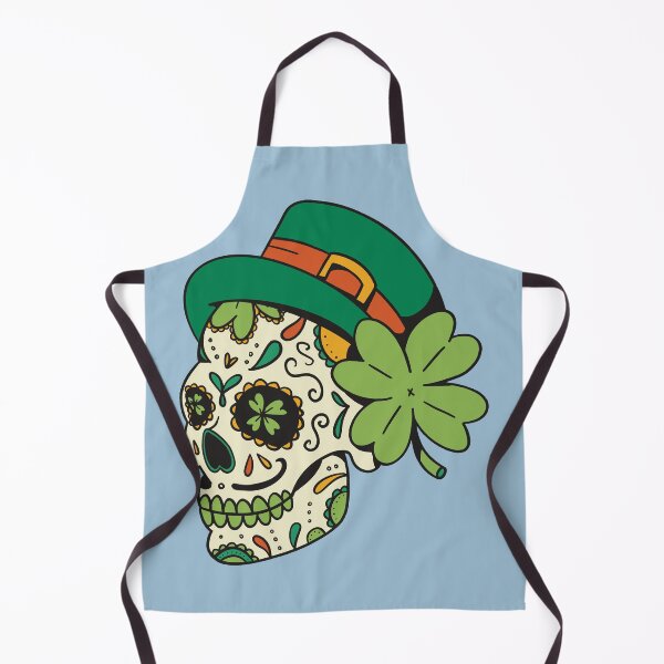 Item preview, St Patrick's Day Sugar Skull - Colors designed and sold by Shop Yeah.