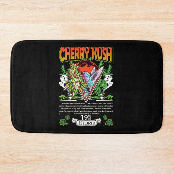 Item preview, Cherry Kush Hybrid Cross Purple Afghani OG Kush Cannabis Leaf Gift designed and sold by TTFMerch.
