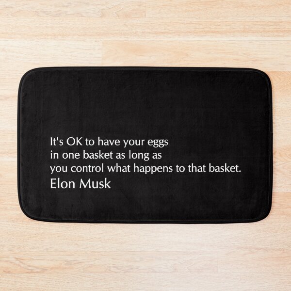 Aperçu de l'œuvre Citation d'Elon Musk créée et vendue par Hippo Quotes.