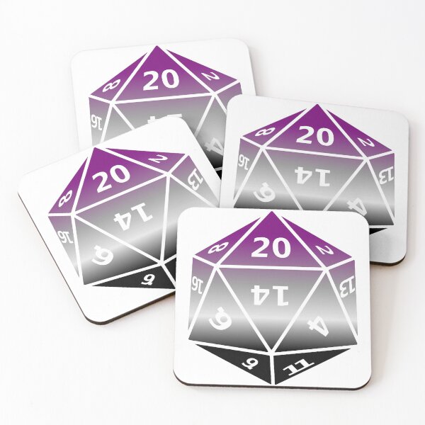 Item preview, Ace Pride D20 designed and sold by failephant-art.