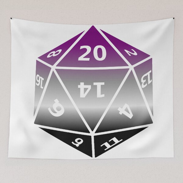 Item preview, Ace Pride D20 designed and sold by failephant-art.