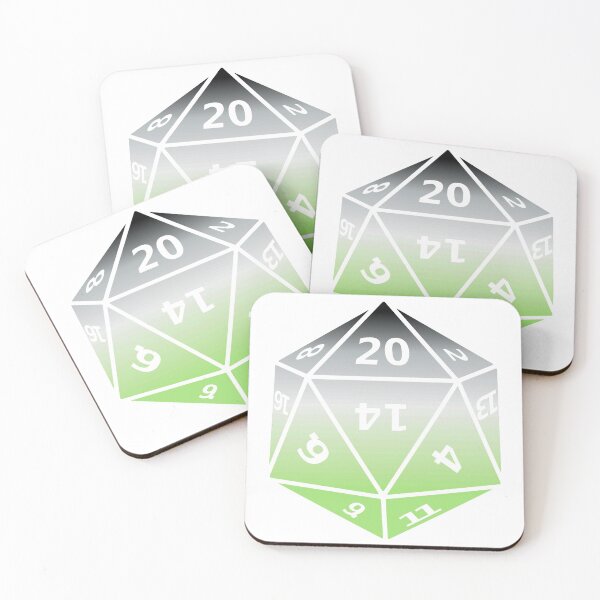 Item preview, Agender Pride D20 designed and sold by failephant-art.