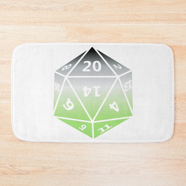 Item preview, Agender Pride D20 designed and sold by failephant-art.