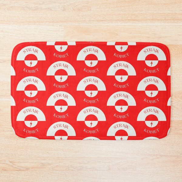 Item preview, Strajk kobiet round lightning red designed and sold by oxoxoxo.