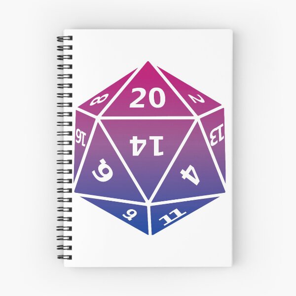 Item preview, Bisexual Pride D20 designed and sold by failephant-art.