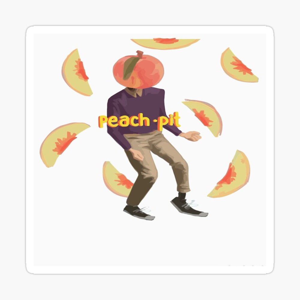 Peach Pit Poster By Abouter Redbubble