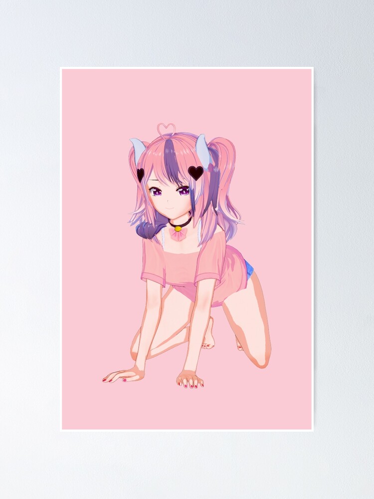 Ironmouse Vshojo Vtuber Poster By Lewd Weeb Shop Redbubble