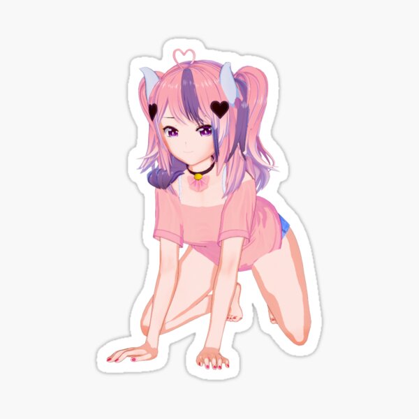 Ironmouse Vshojo Vtuber Sticker For Sale By Lewd Weeb Shop Redbubble