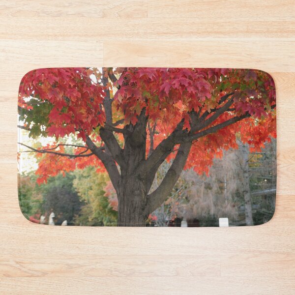 Item preview, Red Leaved Autumn Tree in Lafayette Indiana designed and sold by Mothe3rd.