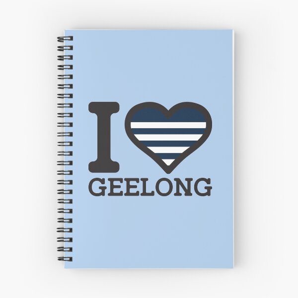 Item preview, “I love Geelong” AFL & AFLW Inspired Apparels, Merchandise, T Shirts, Leggings, Skirt, Mask, Apron, Eco Bag designed and sold by Ink Inc.