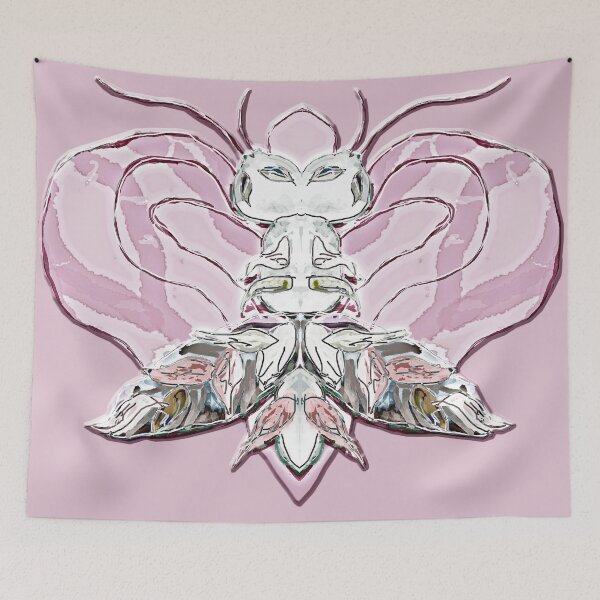 Item preview, Cute alien insect - pink designed and sold by Anne Huth.
