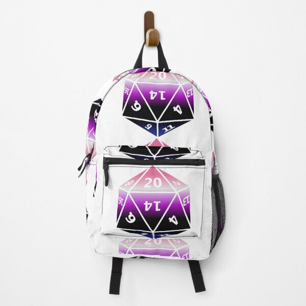 Item preview, Genderfluid Pride D20 designed and sold by failephant-art.