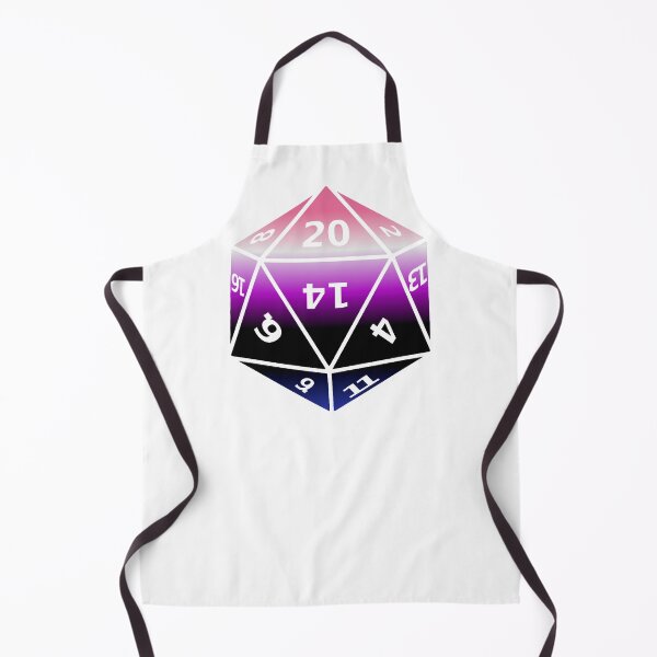 Item preview, Genderfluid Pride D20 designed and sold by failephant-art.