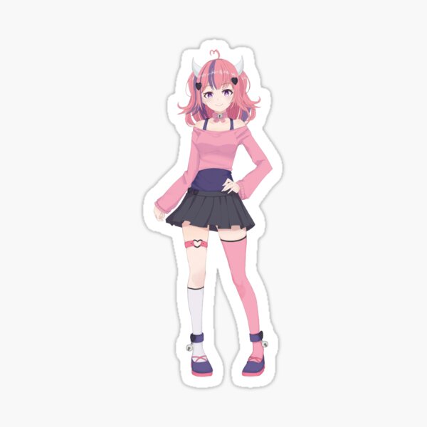 Ironmouse Vshojo Vtuber Sticker For Sale By Lewd Weeb Shop Redbubble