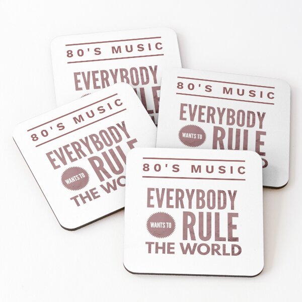 Item preview, 80's Music. New wave. Everybody wants to rule the world.  designed and sold by efenem.