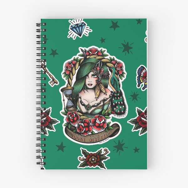 Item preview, "Vocat Spiritum" Rydia from Final Fantasy 4 (FFIV) in American Traditional Tattoo Portrait Style designed and sold by SamInJapan.