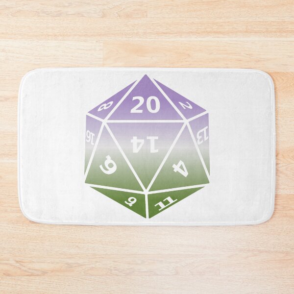 Item preview, Genderqueer Pride D20 designed and sold by failephant-art.