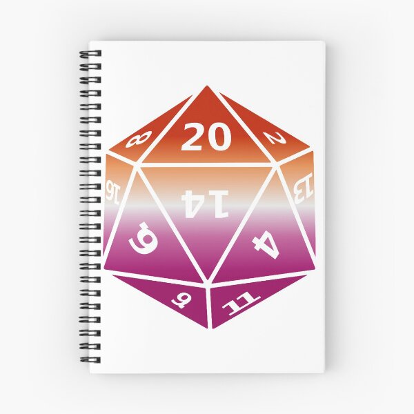 Item preview, Lesbian Pride D20 designed and sold by failephant-art.