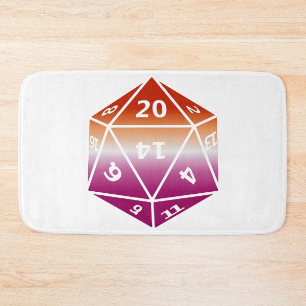 Item preview, Lesbian Pride D20 designed and sold by failephant-art.