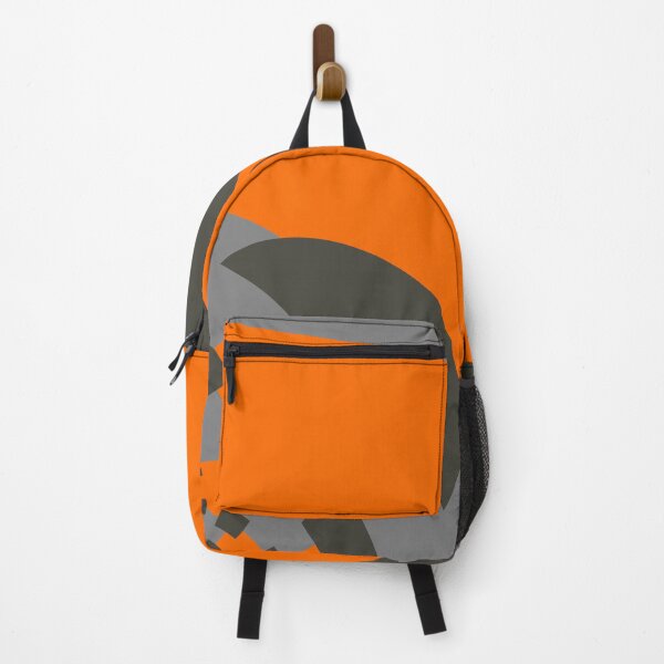Item preview, Orange Grey Color Block Geometric Abstract Reinvented 012 designed and sold by vortexatelier.