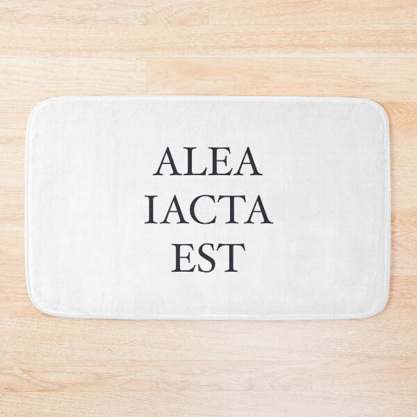 Item preview, ALEA IACTA EST - Latin for “The die has been casts” designed and sold by Russ  Fagle.