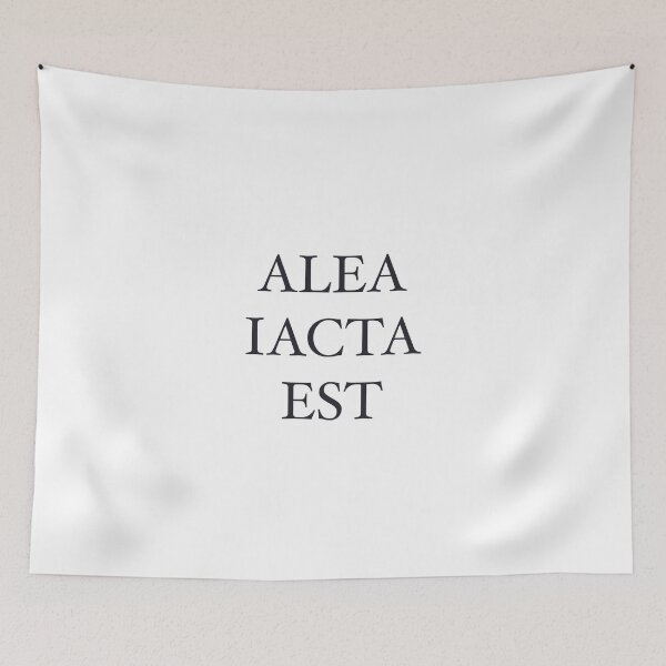 Item preview, ALEA IACTA EST - Latin for “The die has been casts” designed and sold by Russ  Fagle.