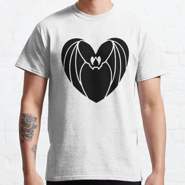 Batheart Black Classic T-Shirt