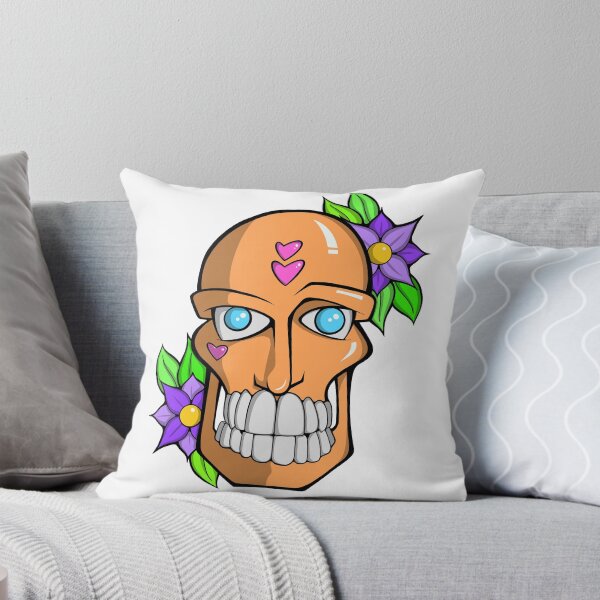 Item preview, Skull and flowers  designed and sold by M. Scott Phifer.