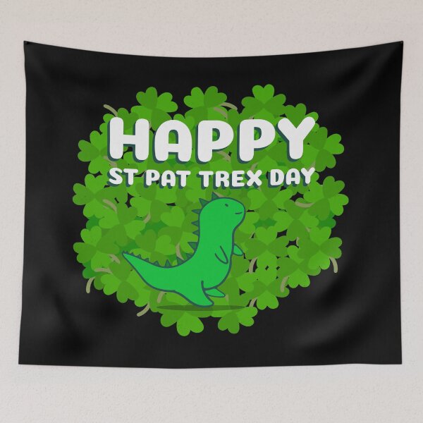 Item preview, Happy St. Pat T-Rex Day - St Patricks Day designed and sold by YueHeng Creates ⭐⭐⭐⭐⭐.