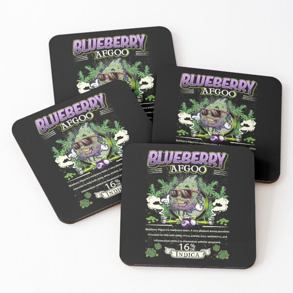Item preview, Blueberry Afgoo Indica Cross Pleasant Aroma Cannabis Leaf Gift designed and sold by TTFMerch.