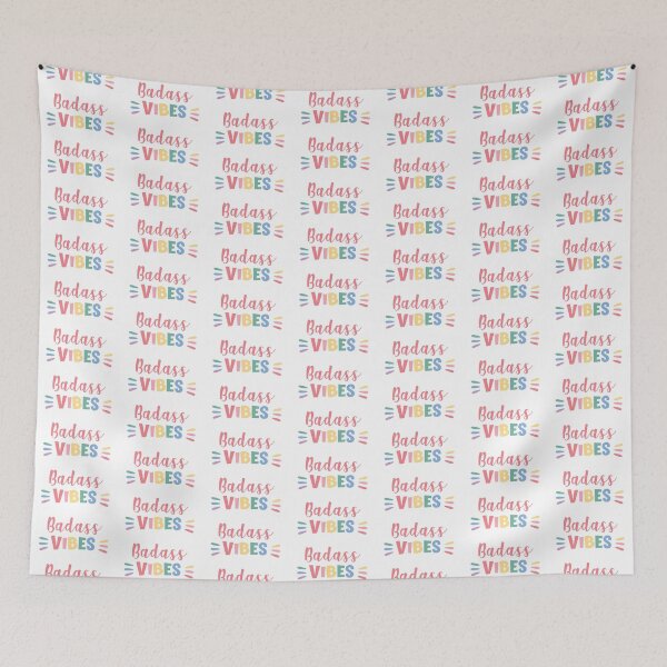 Item preview, Badass Vibes Rainbow Logo designed and sold by PuddleofStars.