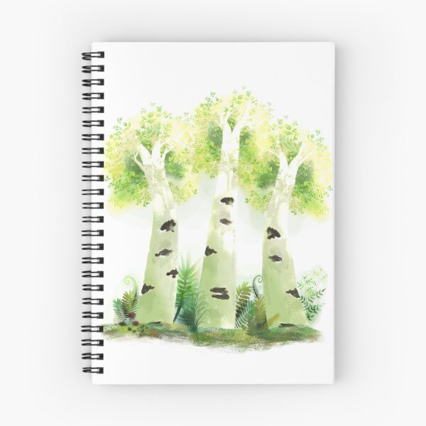 Item preview, Three Little Birch Trees designed and sold by lookidrewthis.