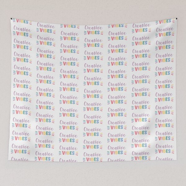 Item preview, Creative Vibes Rainbow Logo designed and sold by PuddleofStars.