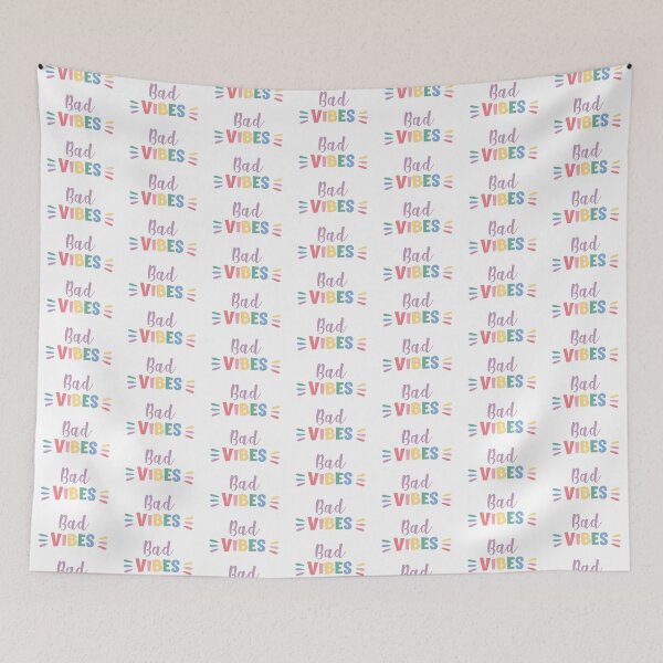 Item preview, Bad Vibes Rainbow Logo designed and sold by PuddleofStars.