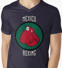 Mexico Boxing Men's V-Neck T-Shirt