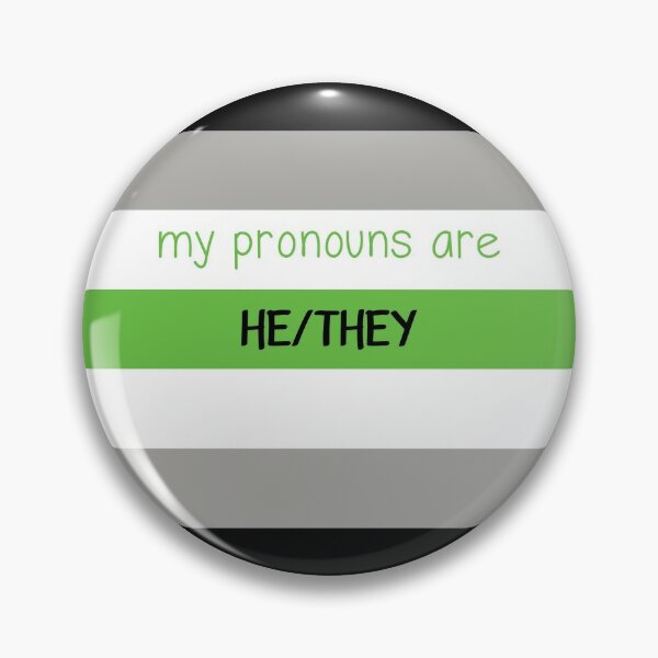 Agender They Them Pronouns Pin By Deimani Redbubble