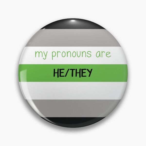 Item preview, Agender He/They Pronouns designed and sold by In The Backwoods.