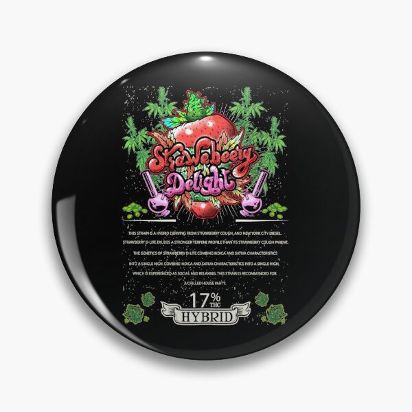 Item preview, Strawebeery Delight Hybrid Cross Strawberry Cough New York City Diesel Cannabis Leaf Gift designed and sold by TTFMerch.