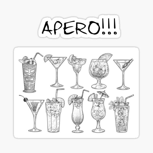 Apero Stickers Redbubble