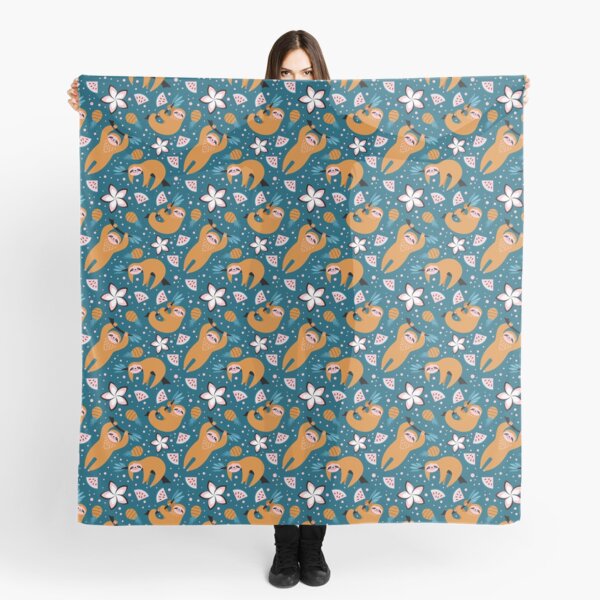 Item preview, Cute Sloths fruits flowers Pattern designed and sold by skylove94.