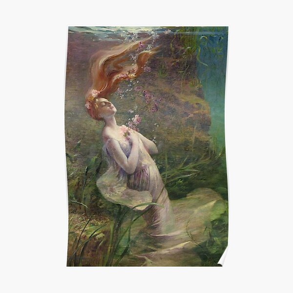 Ophelia by Paul Albert Steck Poster
