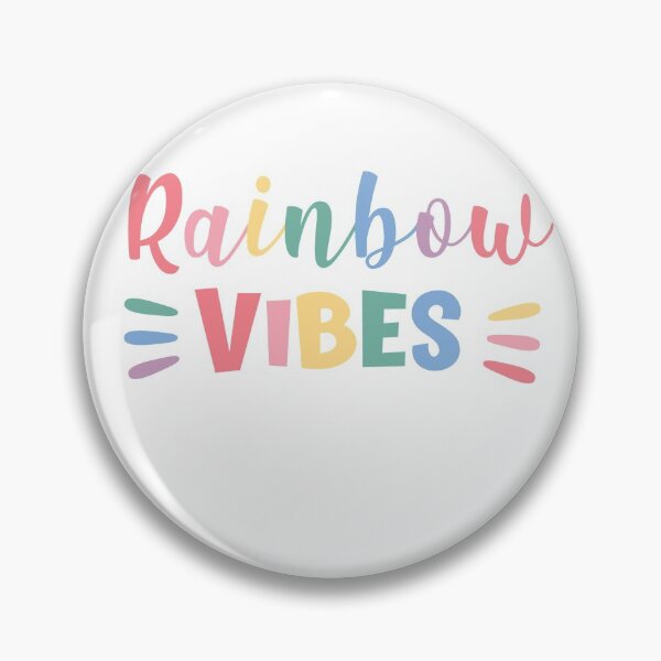 Item preview, Rainbow Vibes Logo designed and sold by PuddleofStars.