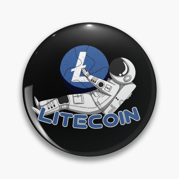 Item preview, Litecoin Relaxed Moon Man designed and sold by Bitcoin-Fashion.