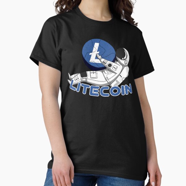 Artikel-Vorschau von Litecoin Relaxed Moon Man, designt und verkauft von Bitcoin-Fashion.