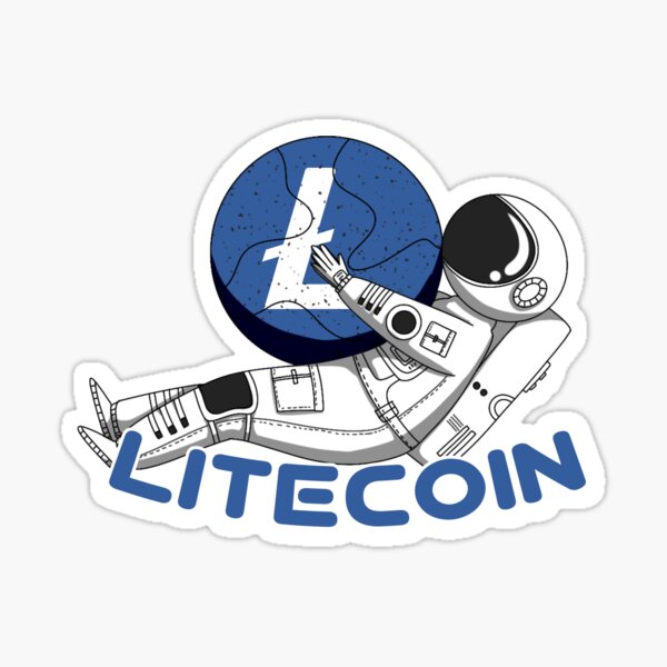 Artikel-Vorschau von Litecoin Relaxed Moon Man, designt und verkauft von Bitcoin-Fashion.