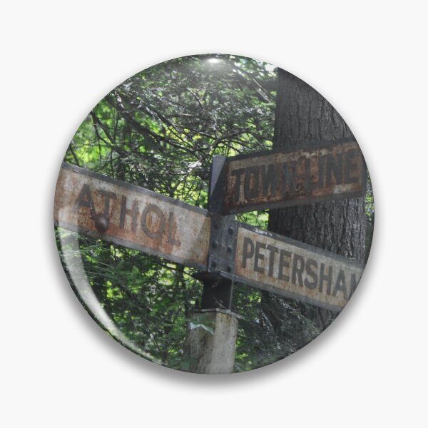 Item preview, Rusted Townline Sign - Athol and Petersham designed and sold by Theophanes Avery.